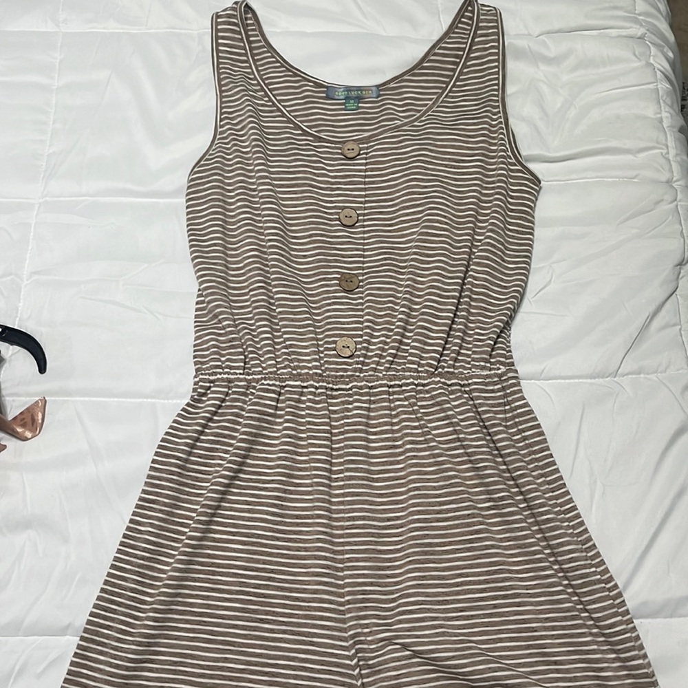 beige romper